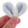 MAGICLULU 30pcs Plush Bunny Ear Hair Clip Decoration Easter DIY Rabbit Ears Hairpins Hair Barrettes Headwear Fabric Charm DIY Craft Easter Party