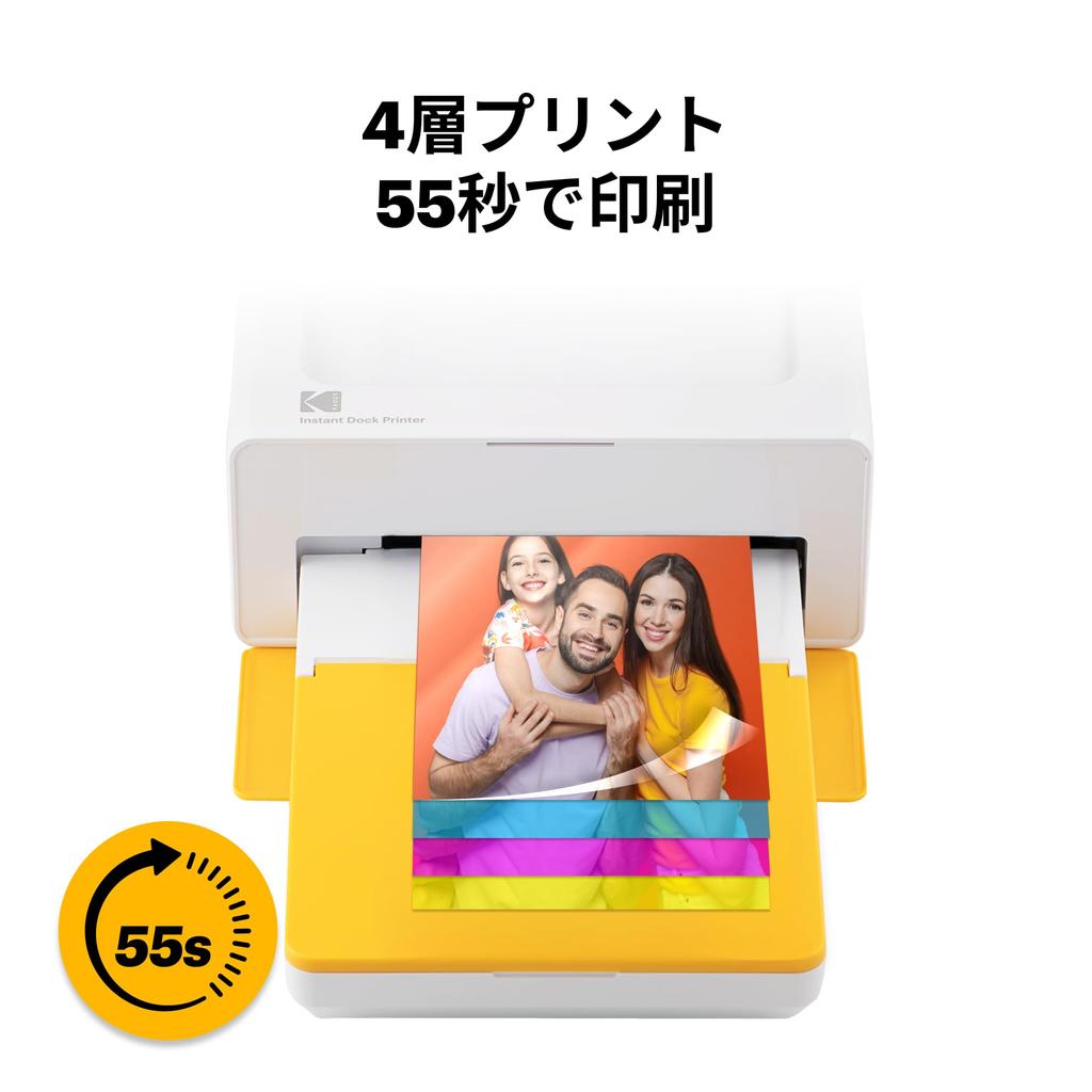 Kodak Dock Plus 4PASS Instant Printer (10x15cm) + Printer Unit (10-pack)