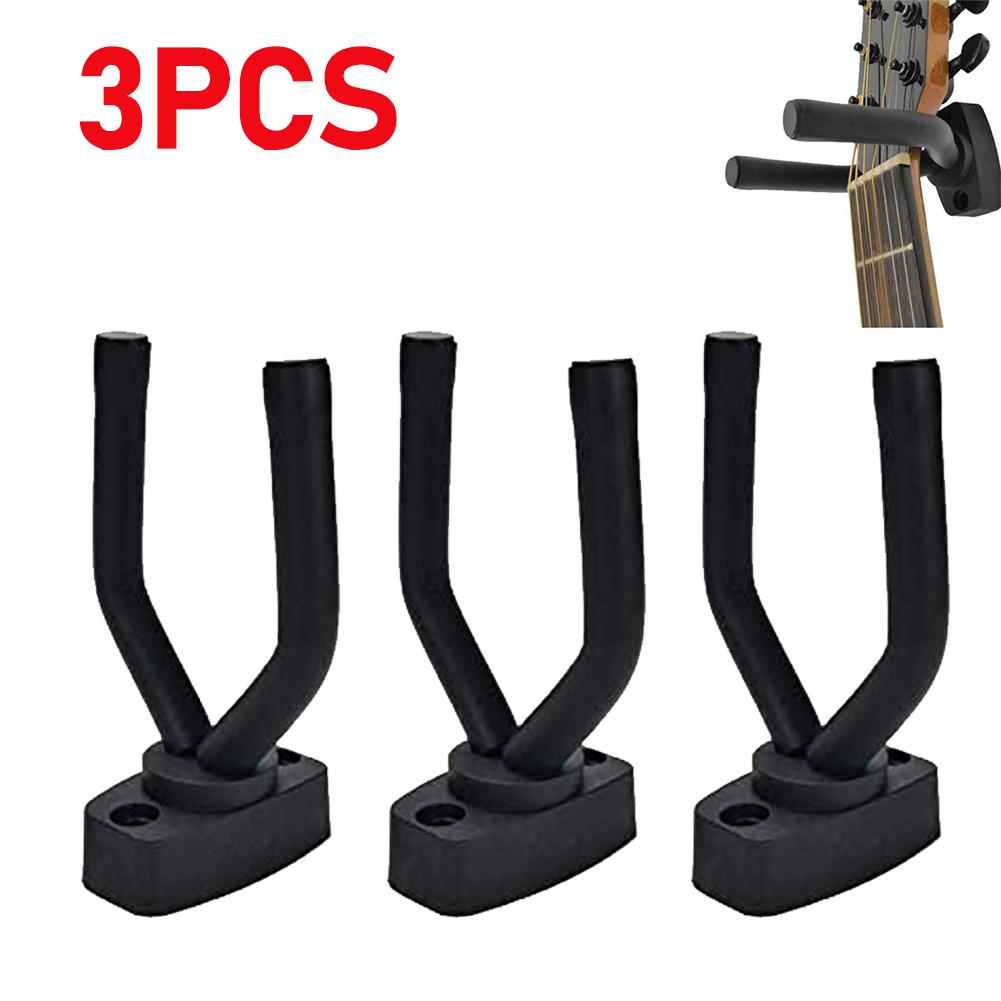 Wall Mount Guitar Hanger Hook Non-slip Holder Stand for Acoustic Guitar Ukulele Violin Bass Guitar Parts Instrument Accessories