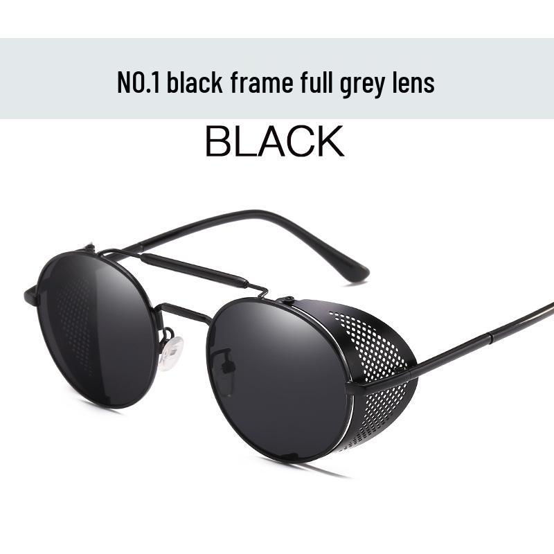 Retro Steampunk Reflective Windproof Sunglasses