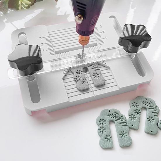 Clay Earring Drill Guide DIY Polymer Clay Earring Hole Drill