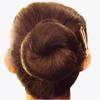 100Pcs Invisible Hair Nets Bun Cover Elastic Edge Mesh Hairnet Stretch Cap Black