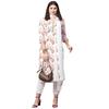 Gosriki Women' Cotton Blend Printed Kurta And Pant With Dupatta Set (KalepingWhite LGs White Large)