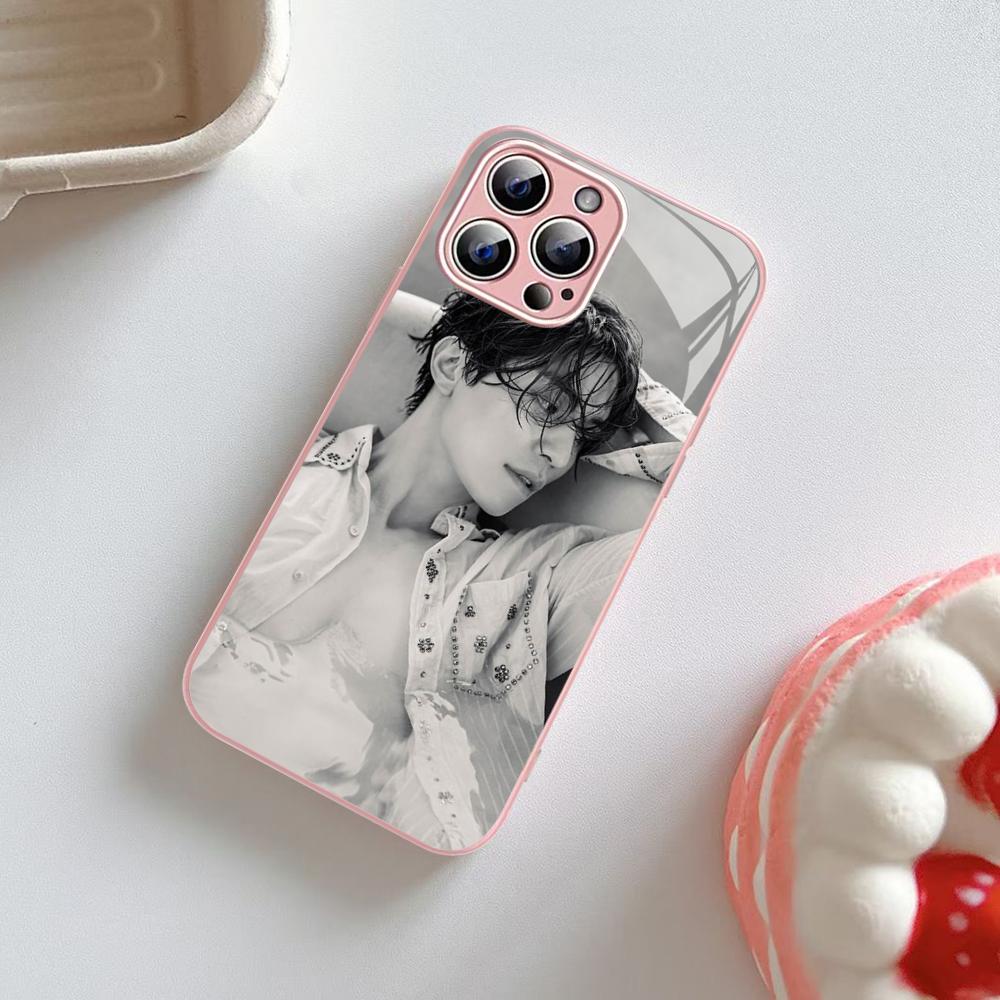 Actor Lee Dong Wook Phone Case For iPhone 14 13 12 Mini 11 Pro XS Max X XR 14 Plus Tempered Glass Cover