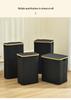 Foldable Laundry Basket: Portable, Dustproof, Large Capacity Hamper for Household Storage.