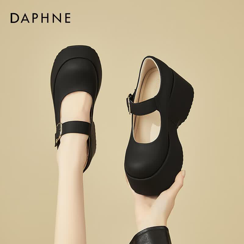 DAPHNE Platform High-Heel Mary Jane Pumps 37