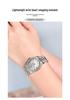 PAGANI DESIGN Damen-Uhr 32MM Wasserdicht Edelstahl mit Diamant-Zifferblatt und Kalender