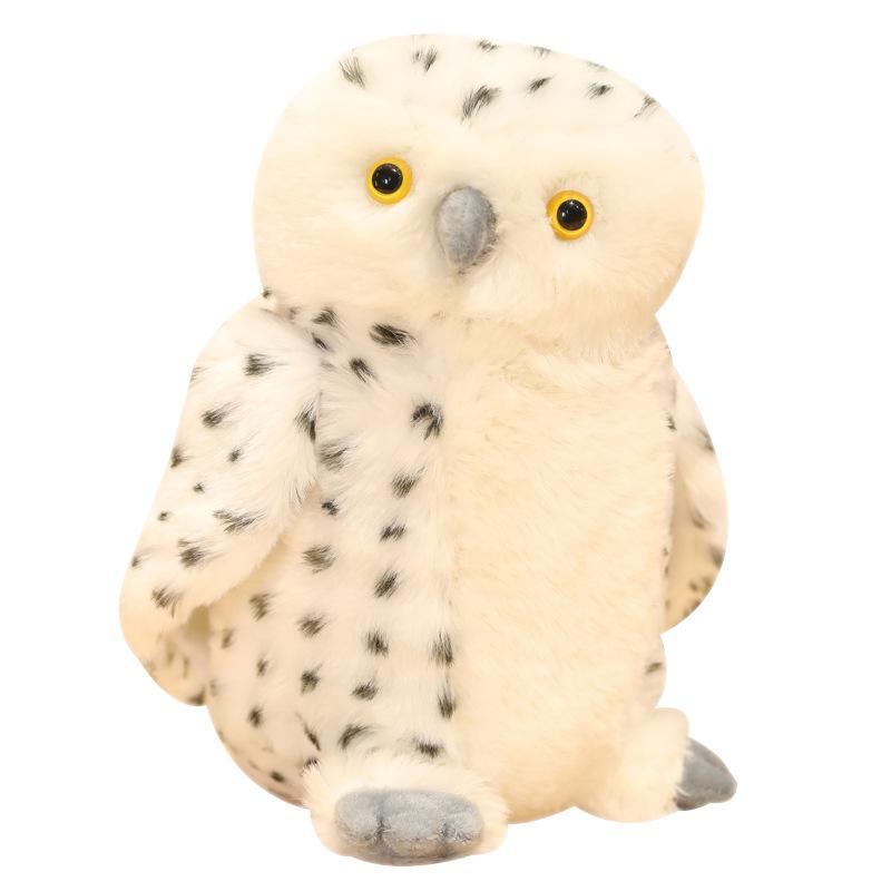Simulation Owl Doll Plush Toy White Owl Doll Children Soothing Rag Doll Girl Birthday Gift