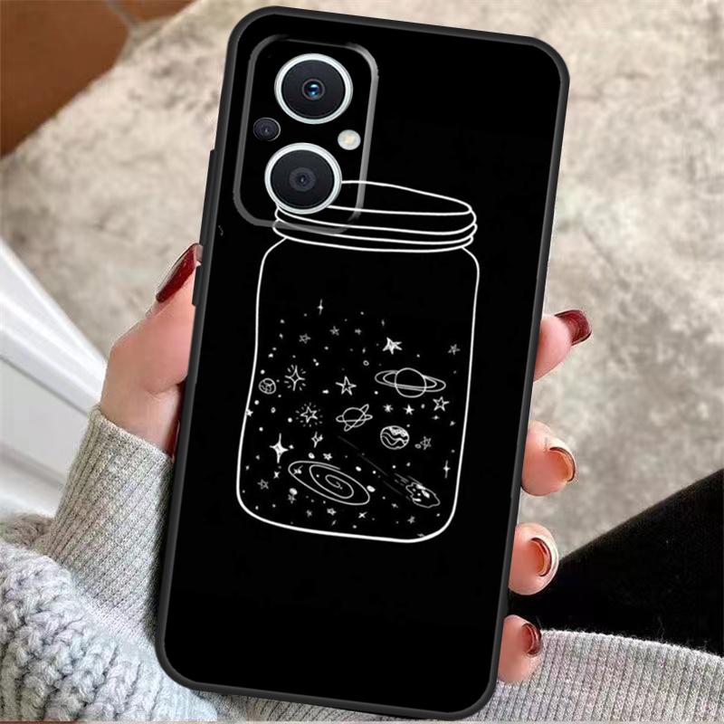Aesthetic Space Stars Planet For OPPO Reno 14 10 11 12 13 Pro 7 8 Lite 8T 11F 12F 13F 14F OPPO Find X9 X8 X5 X6 Pro Case
