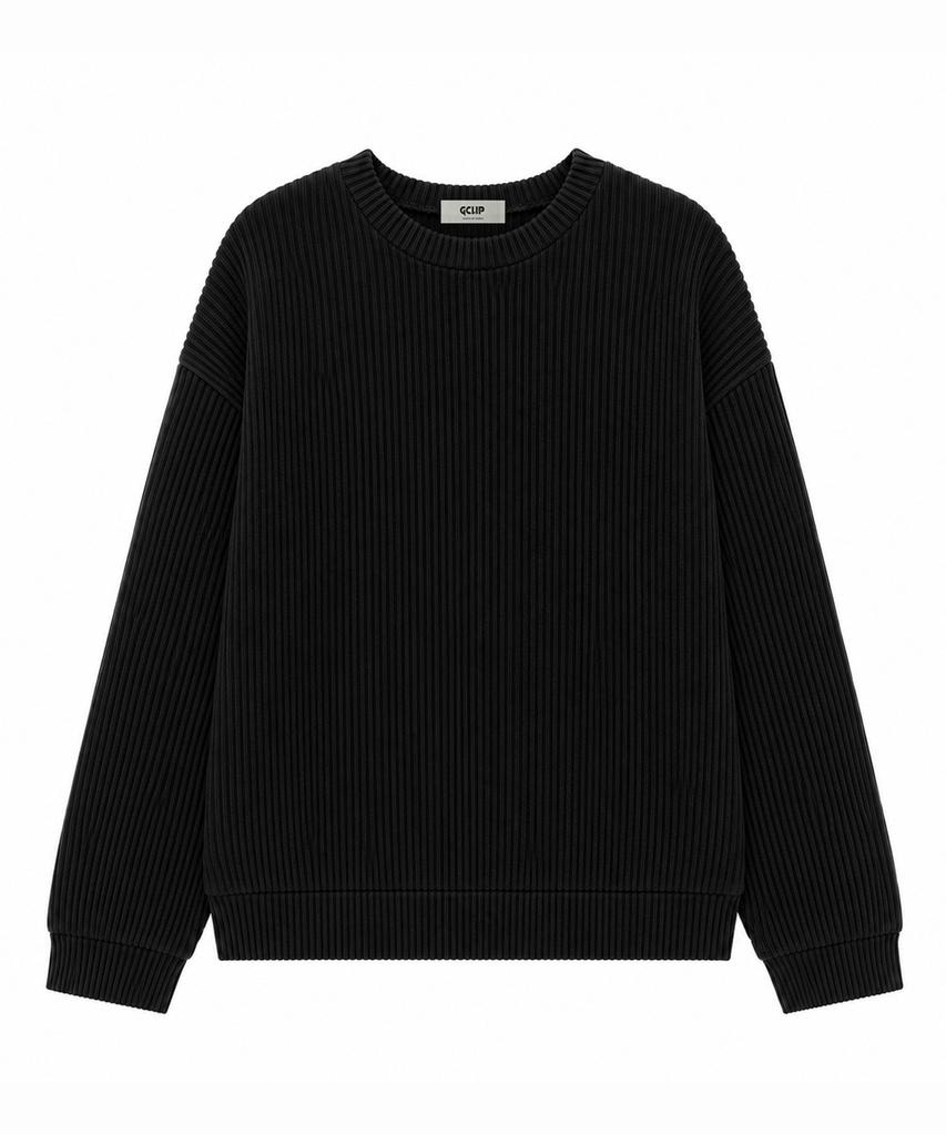 GCLIP Regular Fit Round Neck Knit Sweatshirt 7 Colors