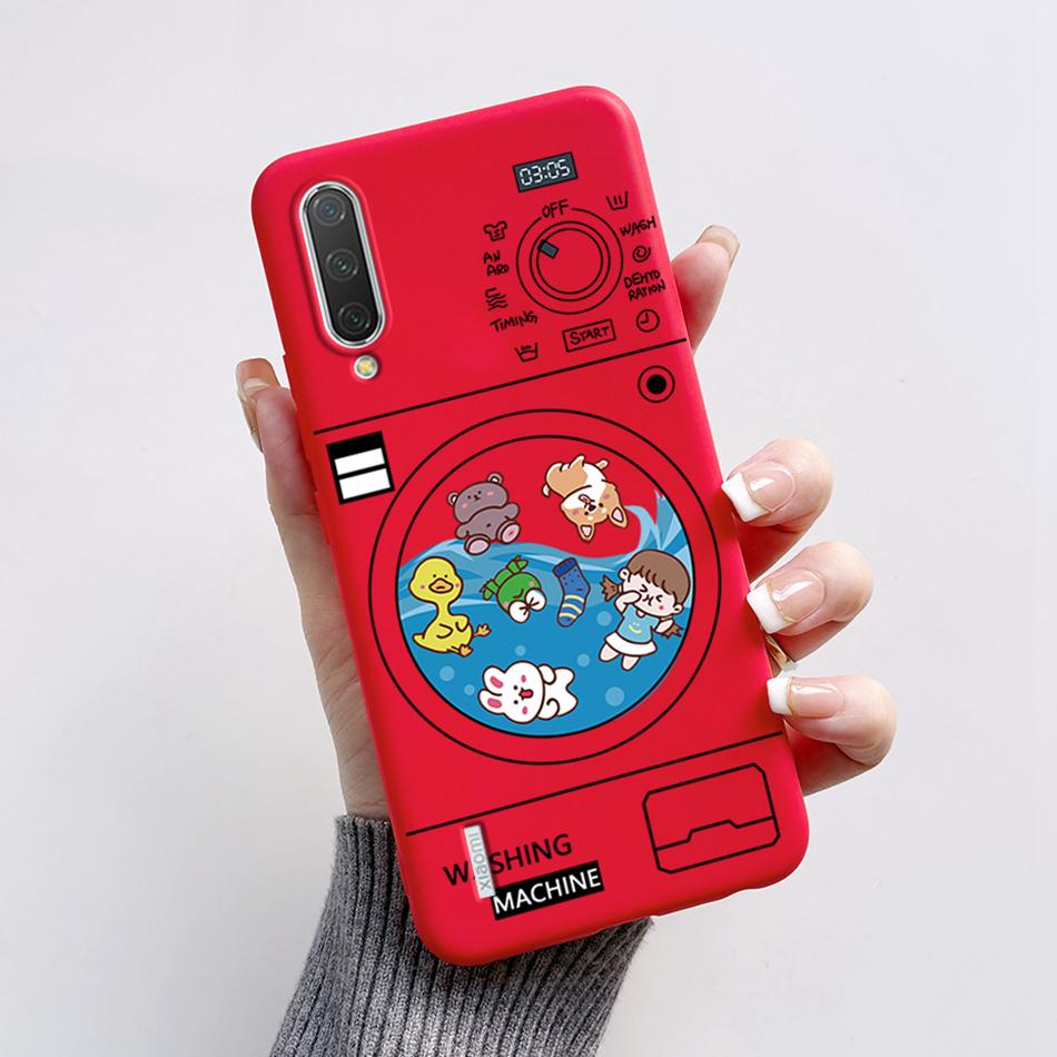 Für Xiaomi Mi 9 Hülle Mi 9 Lite Rückseite Cartoon Dünn Weiches Silikon Funda für Xiaomi Mi 9 SE Mi9 Mi 9Lite Mi 9SE Stoßfest Capa
