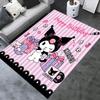 Office Rug Birthday, Kuromi Anti-Slip Rug, Machine Washable for Living Room, Bedroom, Office, Multiple Sizes, Bedroom Mat, Decorative Mat, Durable Mat