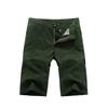 Mens Cargo Shorts Fashion Zipper Pocket Summer Cotton Shorts Hiking Jogger Elastic Waist Sports Shorts