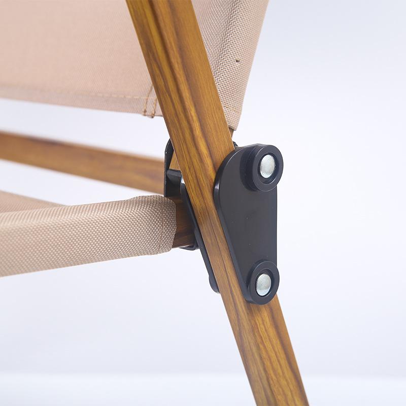 Portable Folding Reclining Chair Camping Beach Seat with Steel Frame Outdoor Fishing Picnic Lightweight Foldable Stool