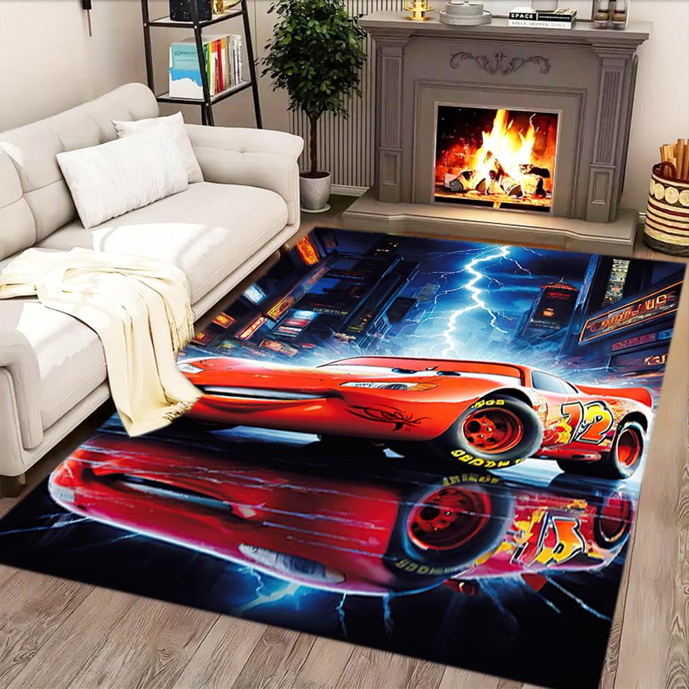 Lightning Mcqueen Racing Legend for Living Room rug, Bedroom, Study Room, Hallway Decoration, Perfect for Home Decoration or Holiday Gifts