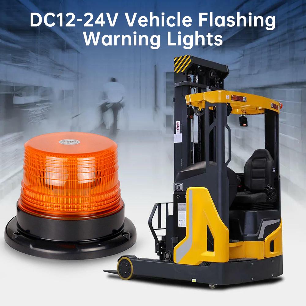 Auto-LKW-Dach-Warnleuchte Notfall-LED-Blitzlicht Blinklicht mit Magnetfuß für die Sicherheit Auto 12V 24V -80V
