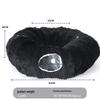 Plush Warm Cat Tunnel Nest with Removable Pad - Indoor Pet Bed