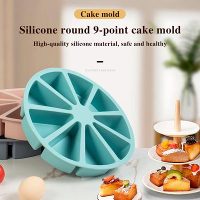 Moule à gâteau triangle en silicone 9 cavités Moule à scones pour pâtisserie DIY Facile
