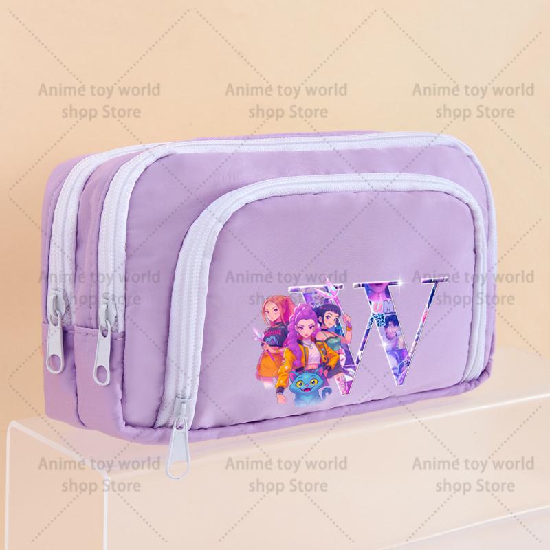 Kpop Dämonenjäger Federmäppchen Cartoon Kawaii Mädchen Stiftebox Stifthalter Tasche für Schüler Schulanfang Schreibwaren Geschenkartikel