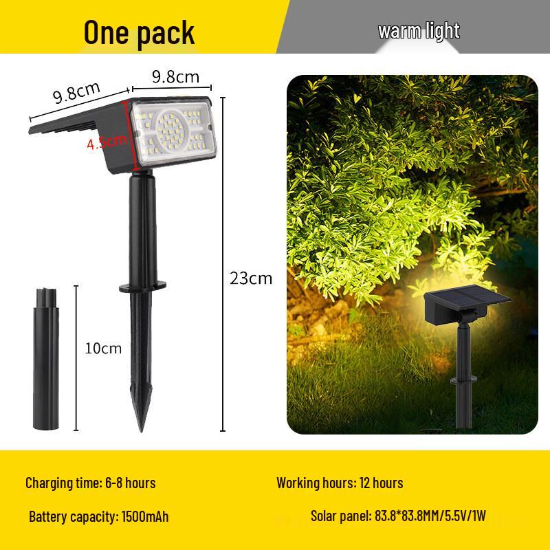 

Solar Powered Small Spotlight