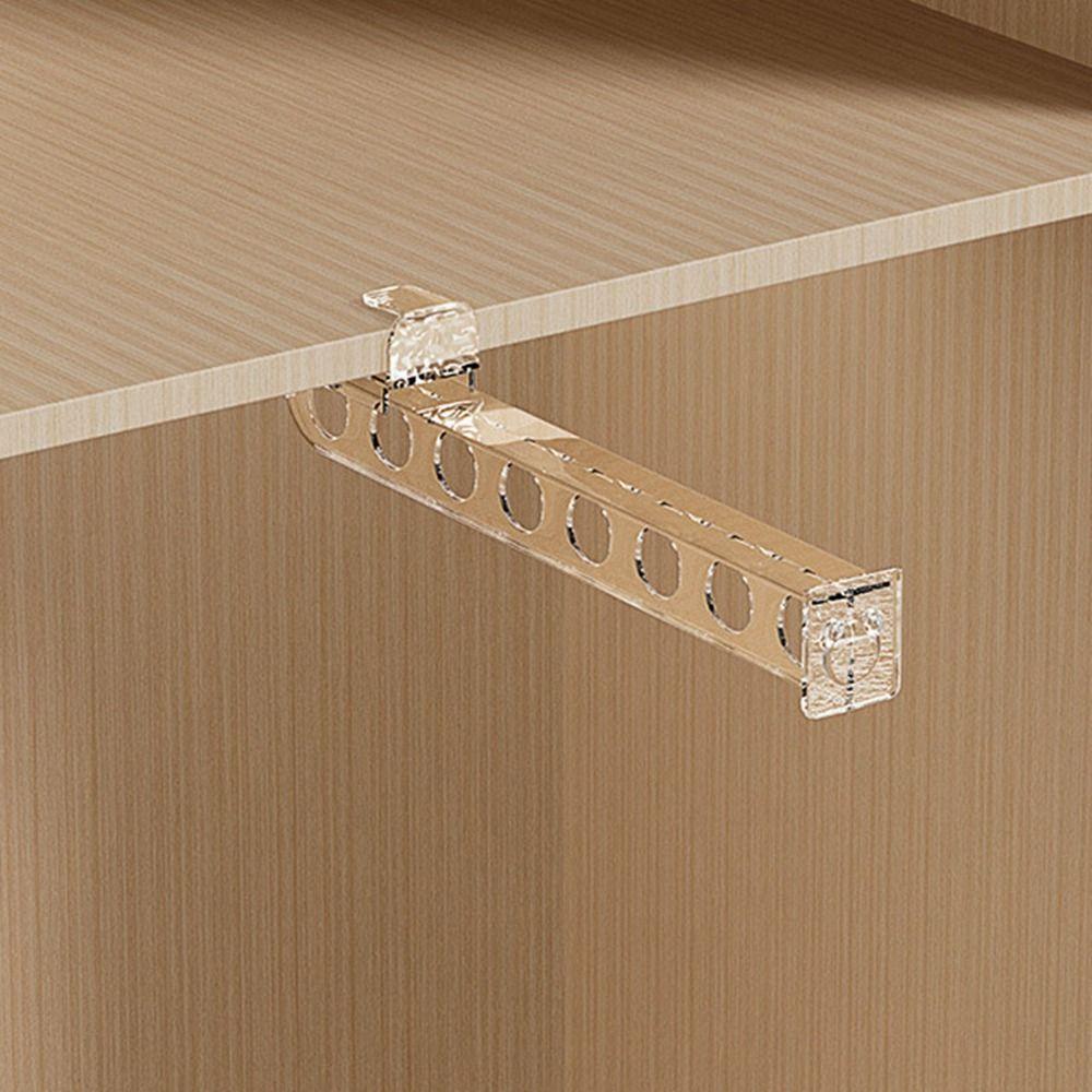 Pull Out Retractable Cabinet Sliding Rack Clear Built-In Trouser Rack  Wardrobe