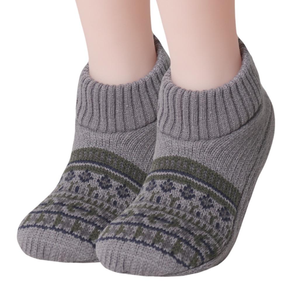Non-slip Winter Floor Ankle Shoes Plush Coral Fleece Socks Fashion Thicken Warm Socks Home