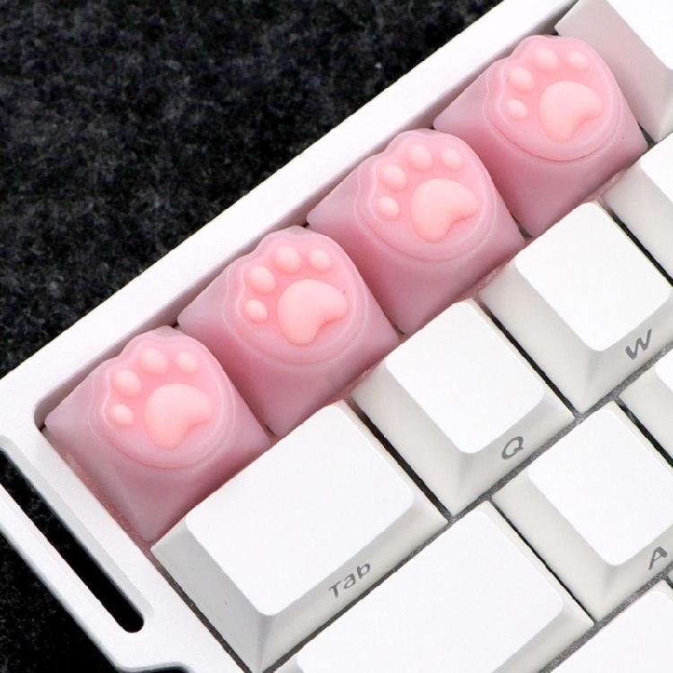 Color Resin Kitten Keycap for Mechanical Keyboards Perfectly Gift for Gamers and Keyboards Customizers