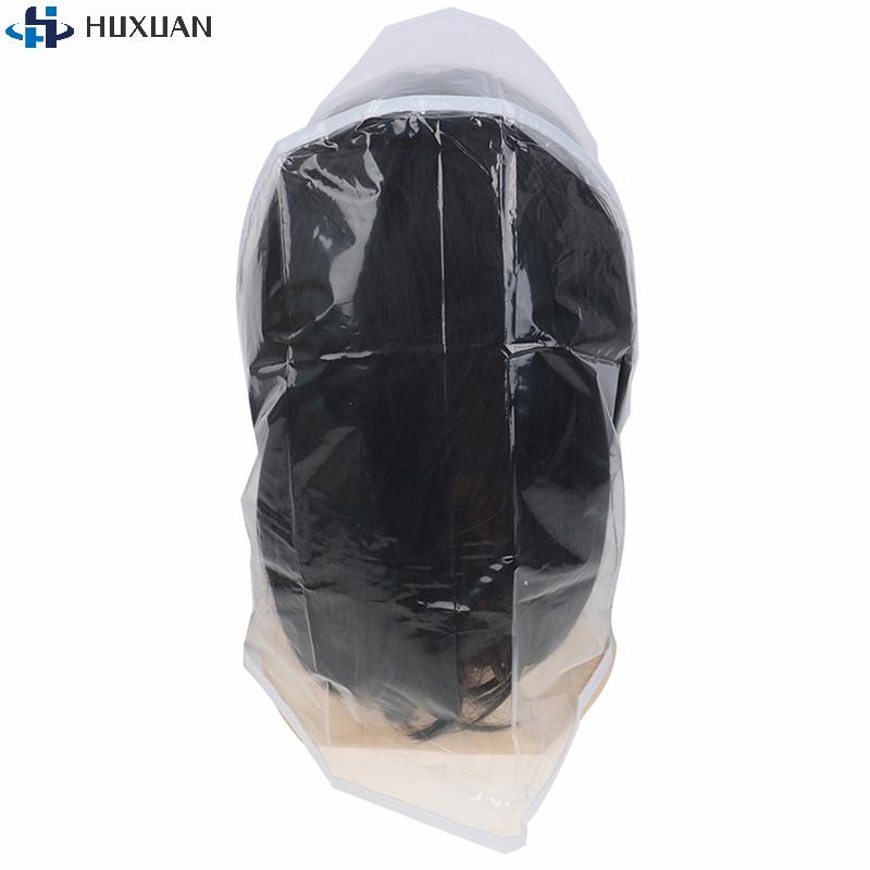 1PCS Clear Transparent Rain Cap Protective Hairstyle Rain Hat Plastic Bonnet Rainwear For Women Lady Girls