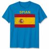 Spain Spanish Day Unisex T Shirts Grunge Flag Country Gift Football Novelty