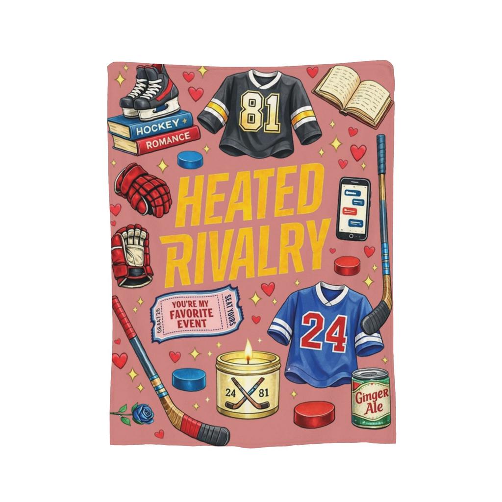Heated Rivalry Blanket Hollanov 81 24 Flannel Novelty Warm Throw Blanket for Home Winter,