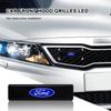 KLKR3 Car LED Front Hood Grille Emblem Badge Decorative Light Styling for Kuga Vertrek Carnival Figo Mondeo Escort Fusion Evos