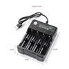 18650 Battery USB Charger 4 Slots Rechargeable Lithium Battery Charger with LED Light Charging for 18650 16650 14650 16340