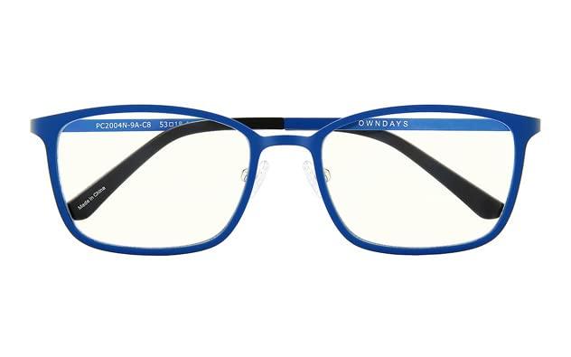 OWNDAYS Blue Light Blocking Glasses, Non-Prescription, UV Protection, Lightweight, for Laptop Use, Desk Work, and Eyestrain, PC2004N-9A-C8