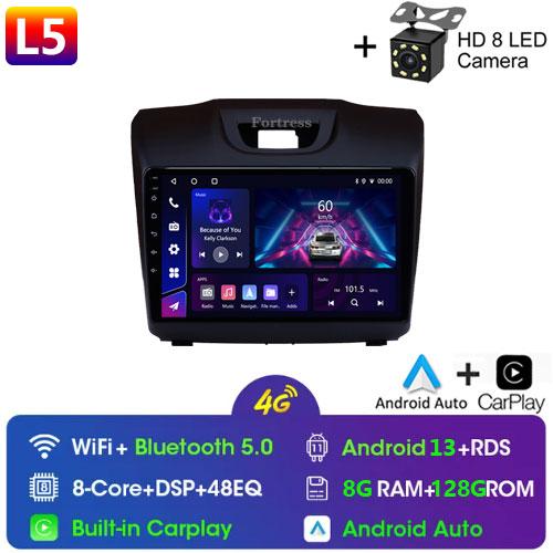 2 Din Android 14 Car Radio For Chevrolet TrailBlazer 2 2012-2016 For Isuzu D-MAX 2 2012-2018 Multimedia Player Wireless Carplay