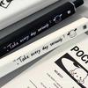 Adorable Push-Button Square Gel Pen - Xiaohongshu Inspired, Stylish Student Practice Pen, 0.5mm Black Ink