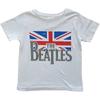 The Beatles Logo & Vintage Flag Official Childrens Tee T-shirt Boys Kids