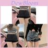 Vintage Style Cotton A Line Mini Skirt With Pockets For Summer Casual Wear