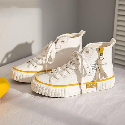 Fashion Women's Sneakers Lace-up Shoes Womens Canvas Shoe Versatile Vulcanized Shoes 2024 Female Shoe Outdoor Casual Shoes New Zapatos