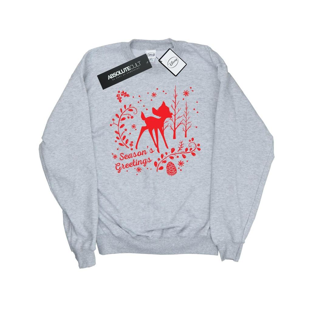 Disney Girls Bambi Christmas Greetings Sweatshirt
