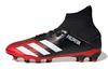 PREDATOR MUTATOR 20.3 Amorti, Résistantes à l'usure Mi-haut Chaussures de Football Enfant Noir Rouge Enfant EF1946
