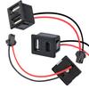 Double Layer USB Female Base Type-C Socket with Cable Connector Female USB Lamp Charging Power Socket for Electronics