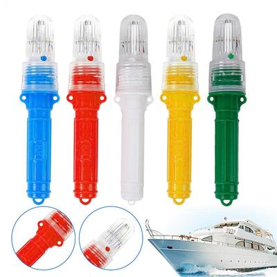 Marine Signal Licht Wasserdicht Automatische Erkennung Bootsfahren Sicherheitsfackeln Schwimmende LED Angel Licht Tag/Nacht Nutzung Boje Signal Lichter