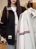 Damen Koreanischer Stil Stehkragen Sweatshirt Jacke - 2025 Herbst Lässig Locker Baseball Oberteil