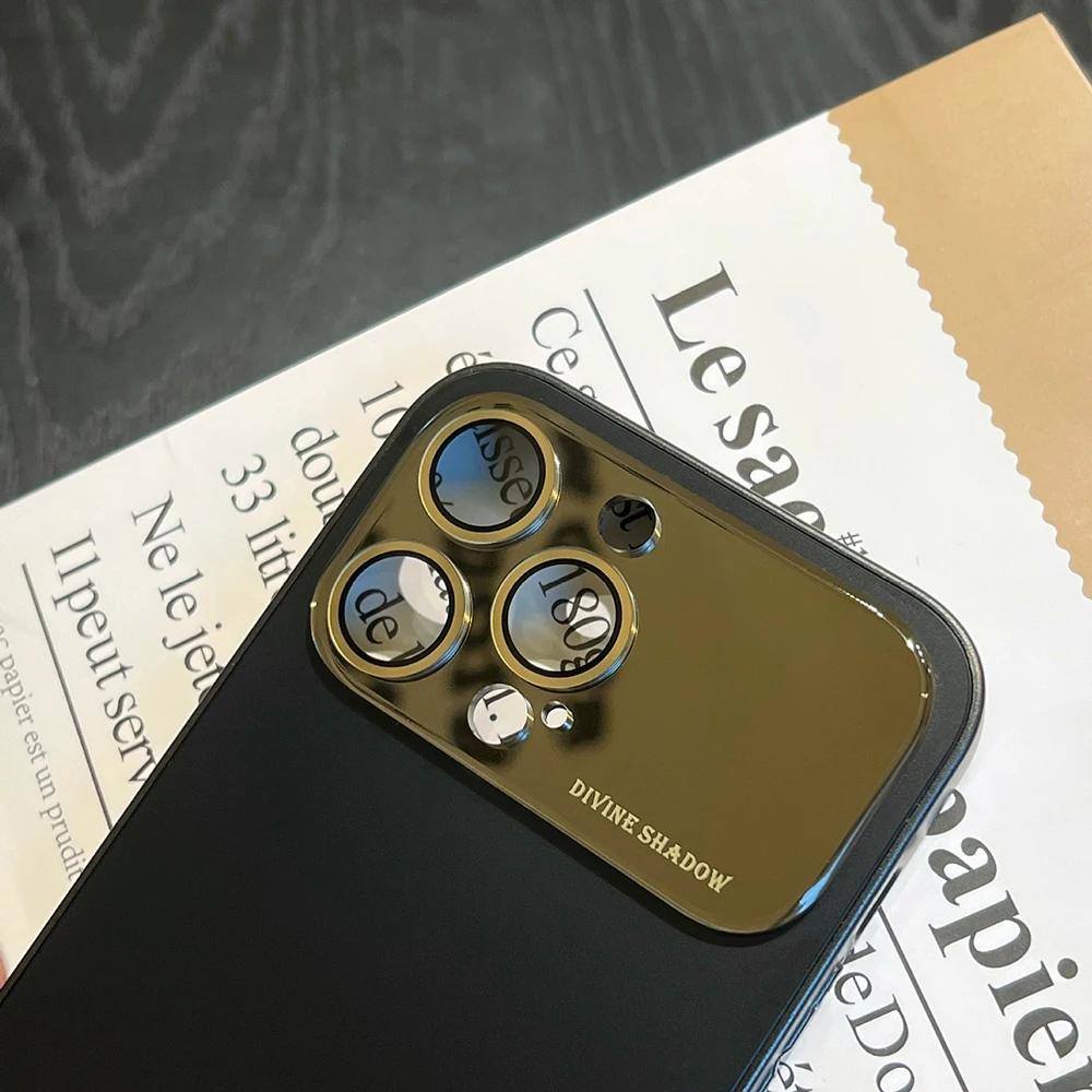 Großes Fenster Dünner Kameraobjektiv-Schutzhülle Für iPhone 17 Air 16 15 14 13 12 Pro Max Matt Galvanisierte Bildschirmschutz Anti-Drop Abdeckung
