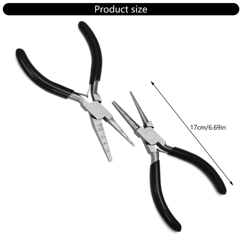 Multipurpose Comfortable Grip Wire Bending Pliers Suitable for DIYer Crafts and Jewelry Designs Featuring Nonslip Handle