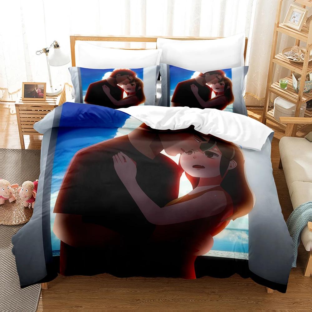 3D Gedrucktes Anime My Senpai Is Annoying Bettwäscheset Bettbezug Doppel-Einzelbett Voll Queen King Erwachsene Kinder Bettwäsche Steppdeckenbezug