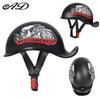 Motorcycle Ultra-light Cruising Helmet Riding Half-helmet Retro Scoop Trend Locomotive Cocked Tail