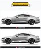 Ford Mustang Sportig Pinstripe Sidokjol Sticker