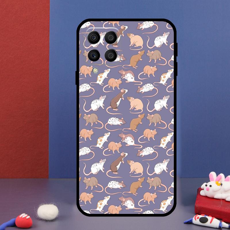 Mouse Rat For Samsung Galaxy M12 M13 M33 M23 M53 M15 M55 M31 M51 M14 M34 M54 M20 M32 M52 Phone Case