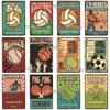 Soccer Metal Sign Vintage Plaque Tin Sign Wall Decor For Home Bar Pub Club Plate Crafts Art Poster Gift Sport Tennis Poster